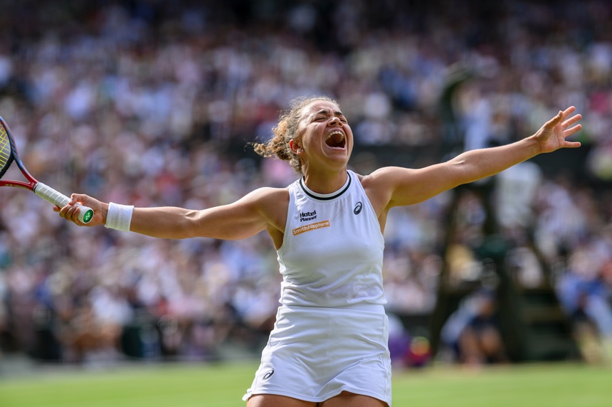 Wimbledon: Paolini a învins-o pe Vekic şi s-a calificat pentru a doua oară într-o finală de grand slam. Recordul stabilit de cele două sportive