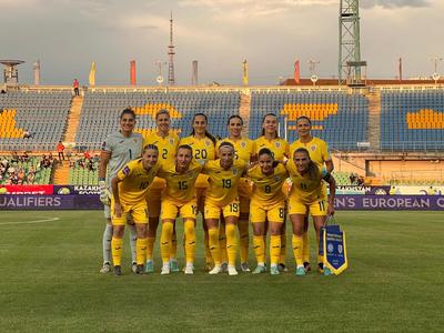 Fotbal feminin: Tricolorele s-au calificat în play-off-ul WEURO 2025 după victoria cu Kazahstan, scor 3-0