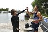 Amelie Oudea-Castera, ministrul Sporturilor din Franţa, a înotat în Sena, cu 13 zile înainte de începerea JO - VIDEO