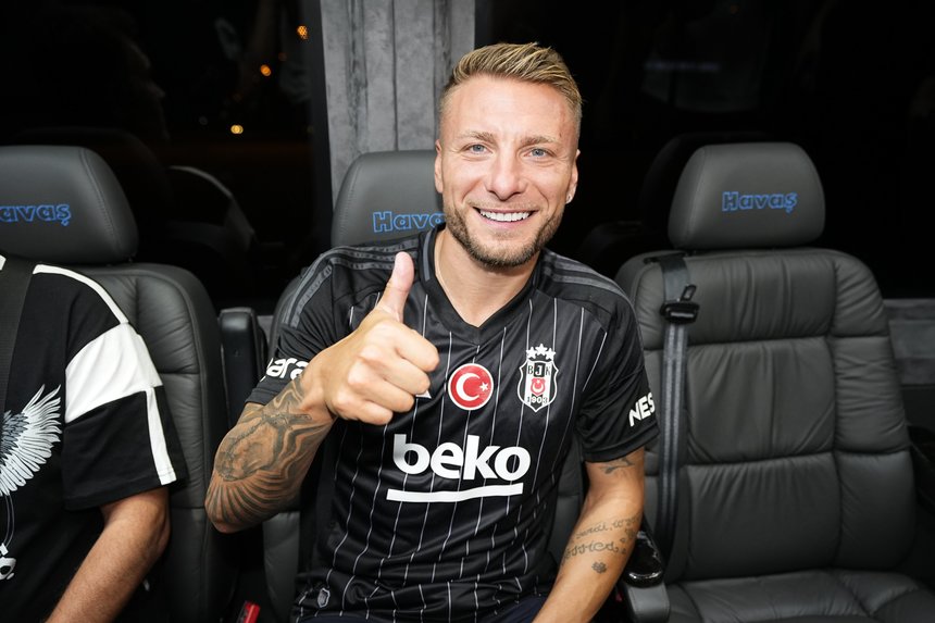 Căpitanul echipei Lazio, Ciro Immobile, s-a transferat la Beşiktaş