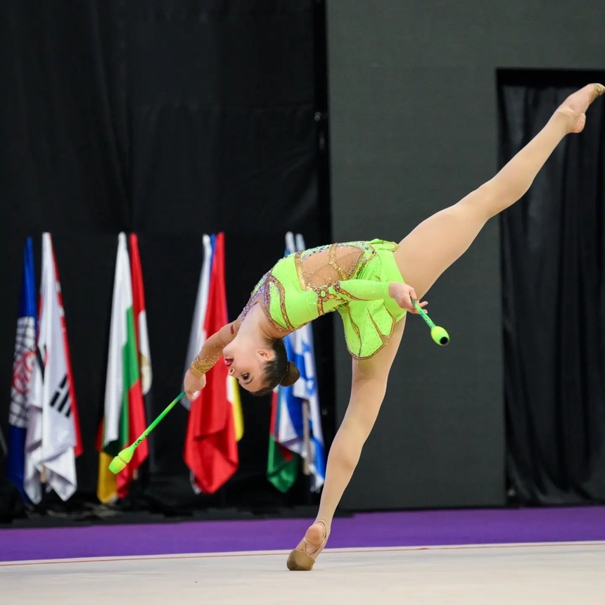 Gimnastică ritmică: Annaliese Drăgan, locul 15 la individual-compus, la World Cup Challenge de la Cluj-Napoca