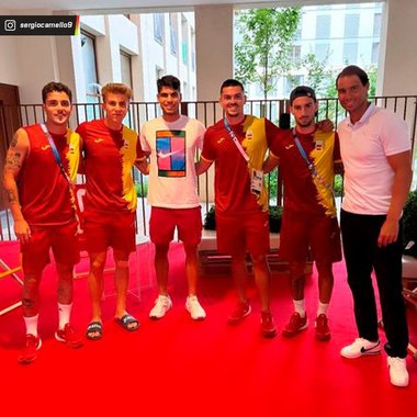 Rafael Nadal şi Carlos Alcaraz au ajuns în satul olimpic - FOTO