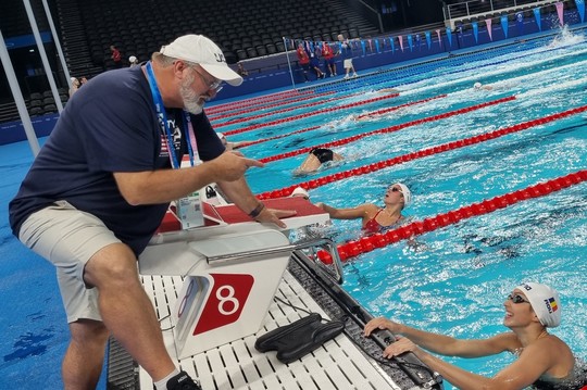 JO-2024: Înotătorii, poloiştii şi echipa feminină de gimnastică a României, primele antrenamente în arenele de competiţie de la Paris - FOTO 72 polo1