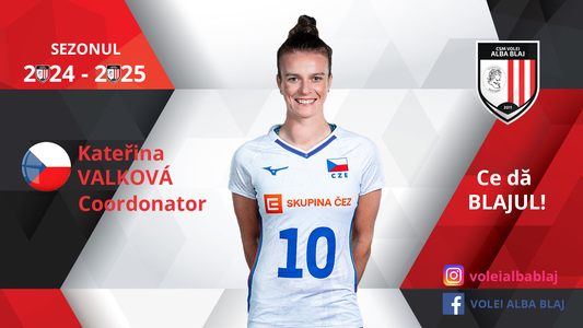 Volei feminin: Internaţionalele Katerina Valkova şi Lenka Oveckova, noile jucătoare ale vicecampioanei Volei Alba Blaj