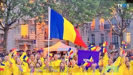 Team Romania a defilat la Jocurile Olimpice de la Paris. Ionela şi Marius Cozmiuc, purtătorii de drapel 