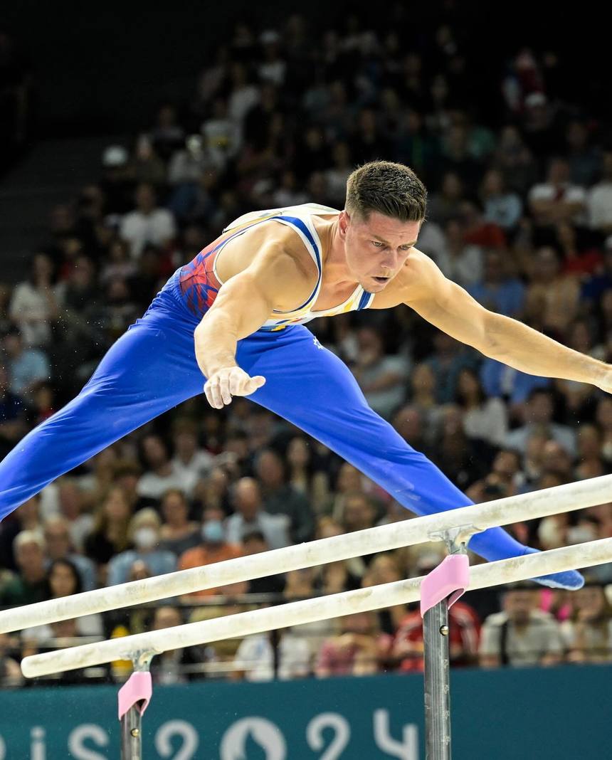 JO, gimnastică artistică: Andrei Muntean a coborât pe locul 11, necalificant în finală la paralele