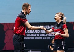 UPDATE - Jocurile Olimpice, tenis de masă: Ovidiu Ionescu şi Bernadette Szocs s-au calificat în sferturi la dublu mixt / Preşedintele Iohannis, alături de sportivii tricolori