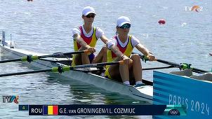 JO-canotaj: Ionela Cozmiuc şi Gianina van Groningen, calificare în semifinale la dublu vâsle, categorie uşoară