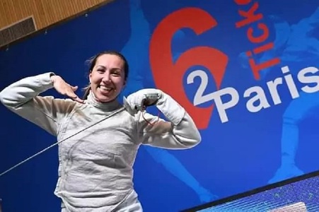 JO-scrimă: Mălina Călugăreanu, eliminată în optimi la floretă feminin. Scrima românească nu mai are niciun sportiv în competiţie la Paris