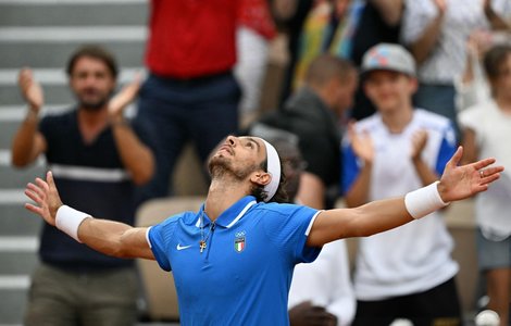 JO - tenis: Musetti l-a învins pe Zverev şi este în semifinale la simplu