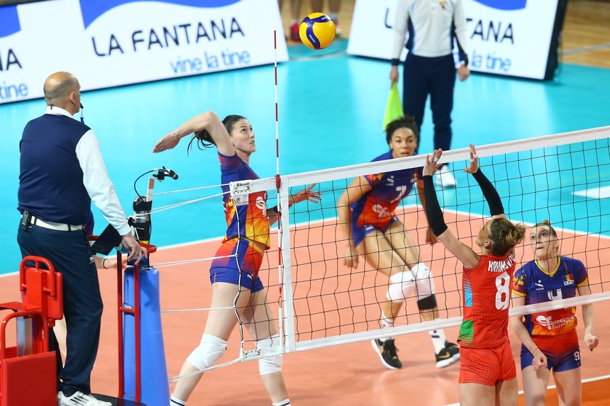 Volei feminin: România – Coreea de Sud, scor 2-2, în al doilea meci amical la Blaj