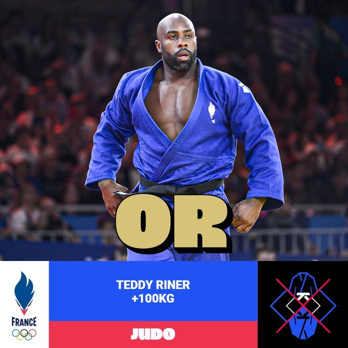 JO-judo: Francezul Teddy Riner a intrat în istorie. El a câştigat al treilea titlu olimpic la categoria +100 kg