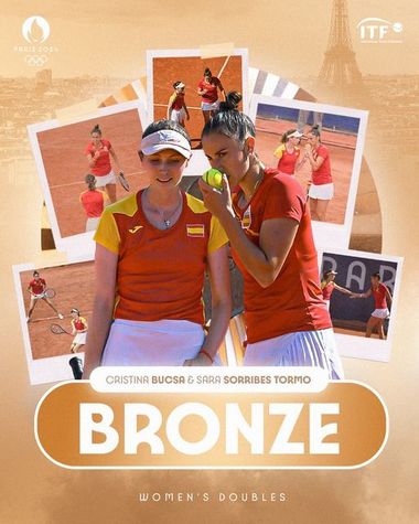 JO-tenis: Spaniolele Cristina Bucsa şi Sara Sorribes Tormo, medaliate cu bronz la dublu feminin. Bucsa s-a născut în Republica Moldova 
