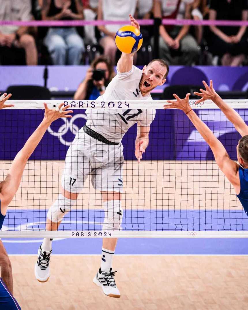 JO, volei masculin: Slovenia, cu antrenorul Geani Creţu pe banca tehnică, se opreşte în sferturile de finală