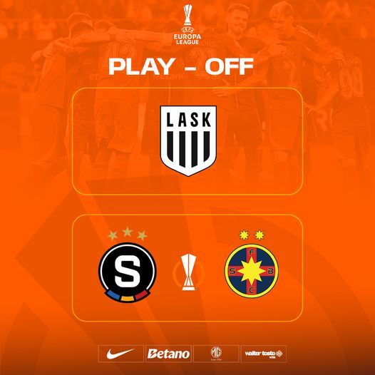 FCSB întâlneşte LASK Linz în play-off-ul Ligii Europa, dacă este eliminată de Sparta Praga din Liga Campionilor