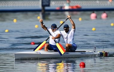 JO-canoe: Oleg Nuţă şi Ilie Sprîncean s-au calificat în semifinale la 500 metri