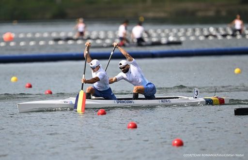 JO: Ilie Sprîncean şi Oleg Nuţă, locul 9 la canoe dublu 500 m