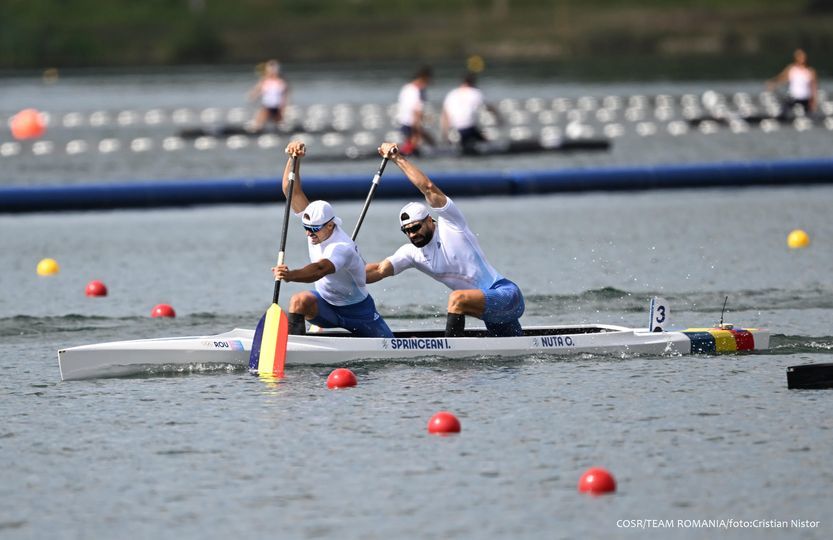 JO: Ilie Sprîncean şi Oleg Nuţă, locul 9 la canoe dublu 500 m