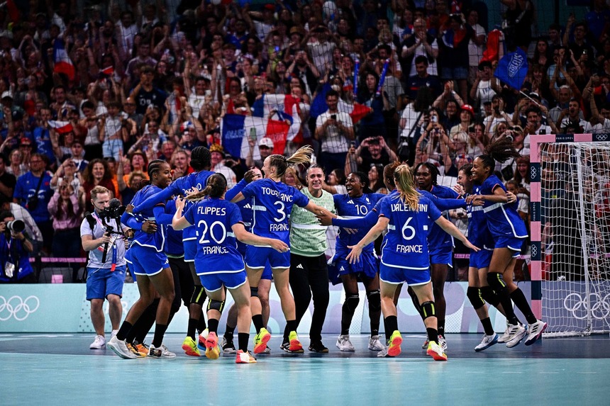 JO, handbal feminin: Campioana olimpică Franţa este prima finalistă a competiţiei de la Paris