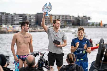 Constantin Popovici, locul 3 la etapa Red Bull Cliff Diving World Series de la Oslo