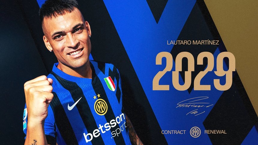 Lautaro Martinez şi-a prelungit contractul cu Inter Milano până în 2029