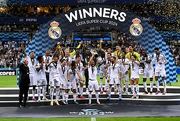 UPDATE - Real Madrid scrie istorie: a devenit echipa cu cele mai multe Supercupe ale Europei câştigate. Madrilenii au învins Atalanta cu 2-0 la ediţia din acest an