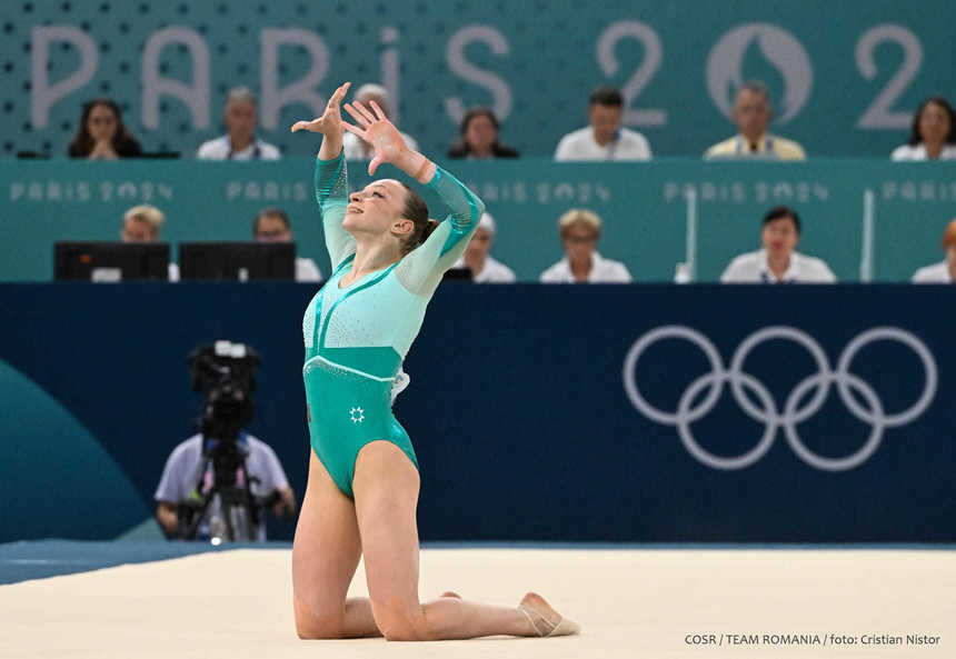 Gimnasta Ana Maria Bărbosu va primi, vineri, medalia de bronz de la concursul de la sol, de la Jocurile Olimpice