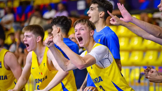 Baschet masculin: România va juca în Divizia A valorică, după calificarea în finala Campionatului European U16