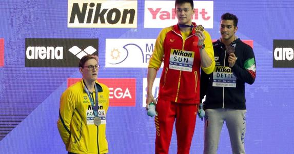 La patru ani de la suspendarea sa pentru dopaj, campionul olimpic Sun Yang revine în bazin