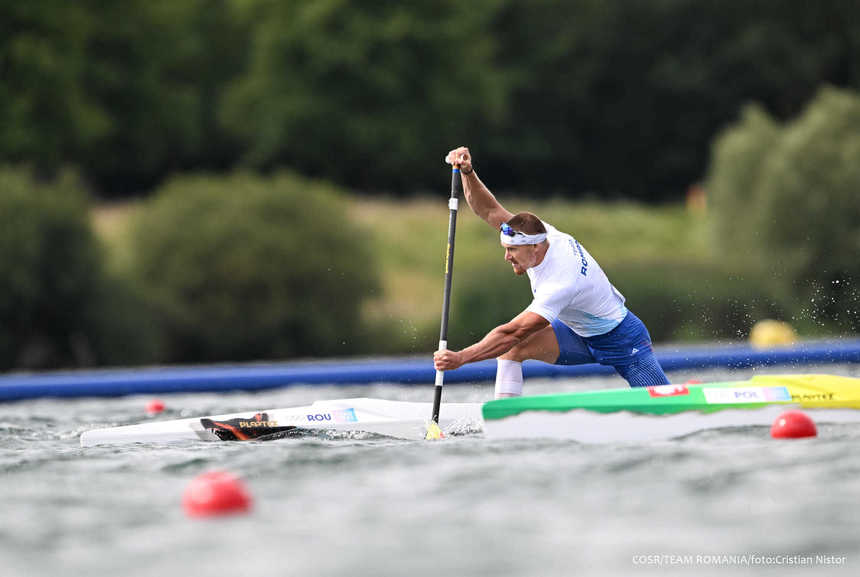 Cătălin Chirilă, în finală la 500 m, la CM de canoe