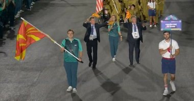 Jocurile Paralimpice. Un voluntar a purtat drapelul Macedoniei de Nord la ceremonia de deschidere