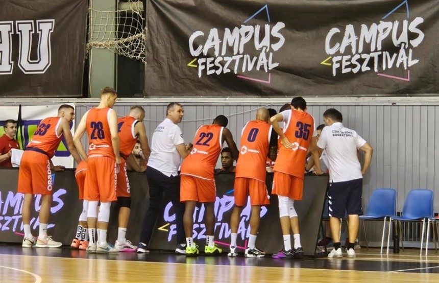 Baschet masculin: Vicecampioana CSM Oradea a câştigat turneul amical din Ungaria