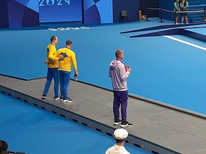 Jocurile Paralimpice: Doi medaliaţi ucraineni au refuzat să se fotografieze pe podium cu campionul paralimpic din Belarus