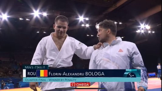 Jocurile Paralimpice: Alexandru Bologa, în semifinale la para-judo, la -73 kg, categoria J1 / Daniel Vargoczki a fost învins în sferturi la categoria J2