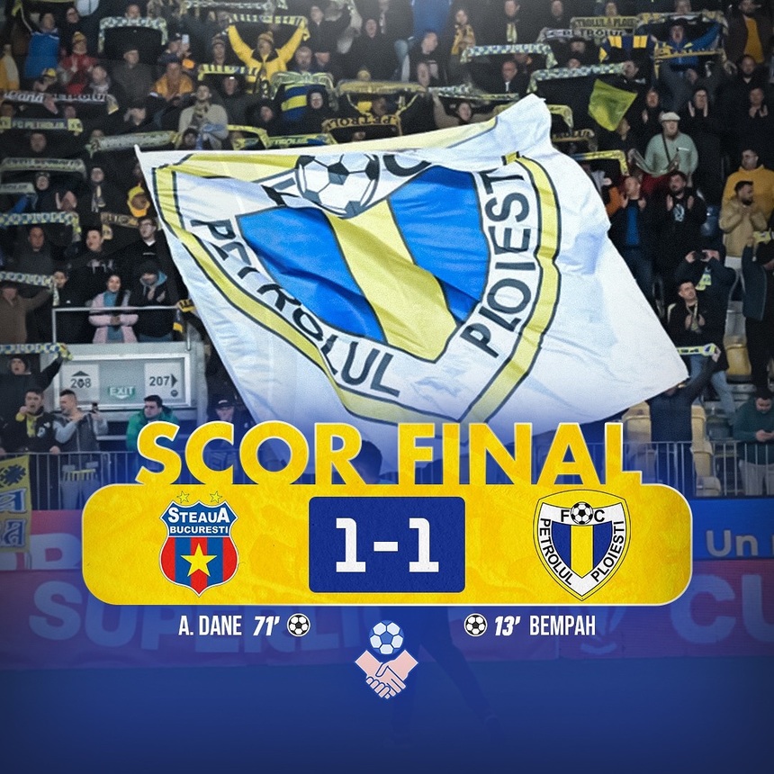 Steaua a remizat cu Petrolul, scor 1-1, într-un meci amical