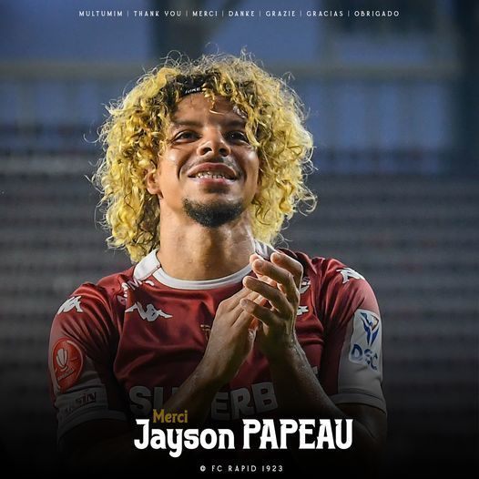 Superliga: Rapid anunţă transferul lui Papeau în Qatar