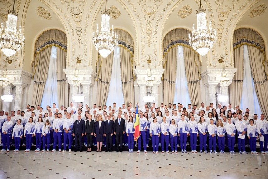 Klaus Iohannis îi decorează astăzi pe sportivii tricolori medaliaţi la Jocurile Olimpice şi Paralimpice de la Paris