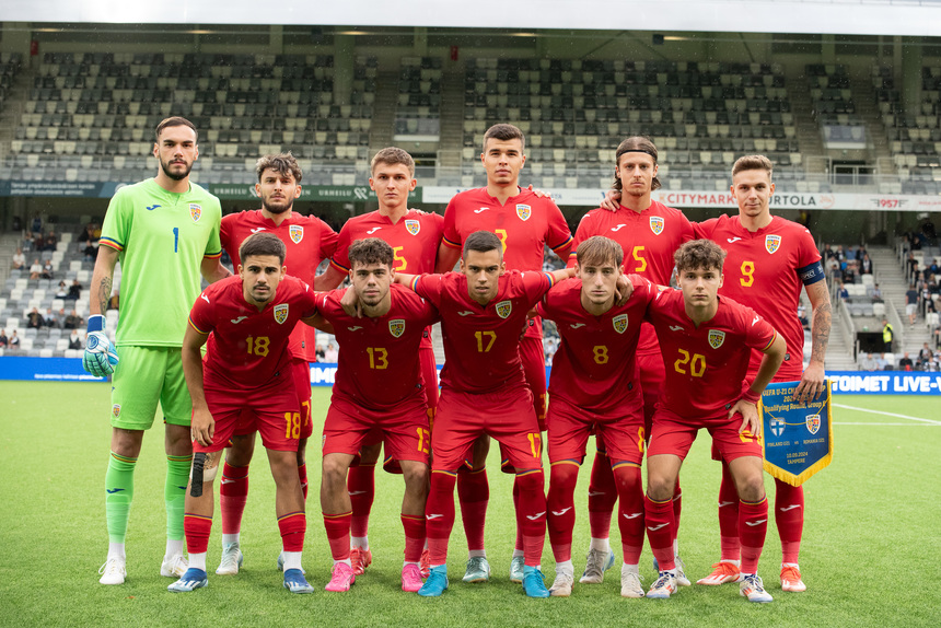 România U21 spre EURO 2025: Înfrângere pentru tricolori în deplasarea din Finlanda