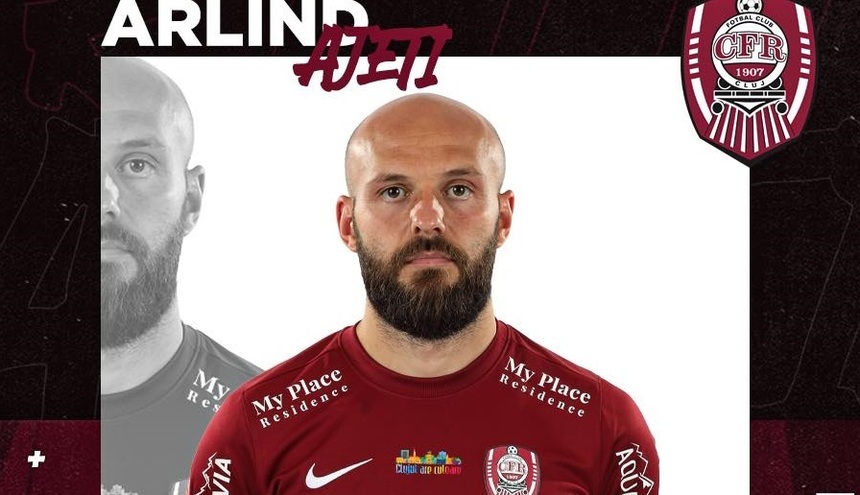 Arlind Ajeti nu mai este jucătorul echipei CFR Cluj