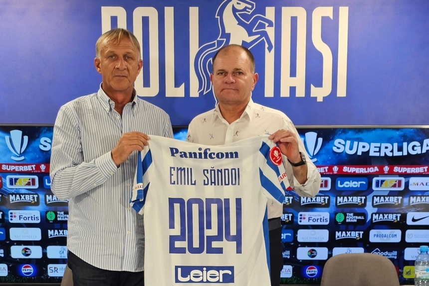 Emil Săndoi a preluat conducerea tehnică a echipei Poli Iaşi