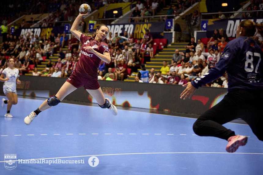 Handbal feminin: Vicecampioana Rapid Bucureşti, remiză cu Vipers, în grupa B a Ligii Campionilor