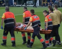 Ter Stegen a fost scos de pe targă după o accidentare gravă la genunchi, la meciul Villarreal - Barcelona