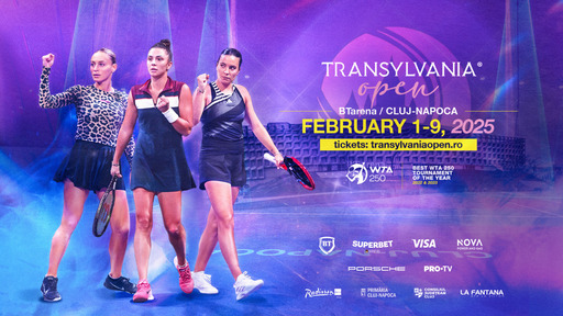 Ana Bogdan, Jaqueline Cristian şi Gabriela Ruse vor participa la Transylvania Open 2025