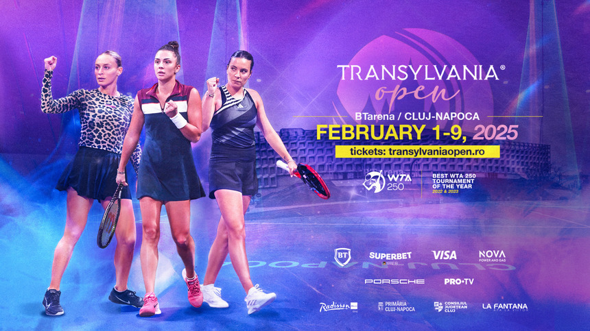 Ana Bogdan, Jaqueline Cristian şi Gabriela Ruse vor participa la Transylvania Open 2025