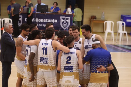 Baschet masculin: CSM Constanţa, victorie cu BC Dnipro şi s-a calificat în grupele FIBA Europe Cup