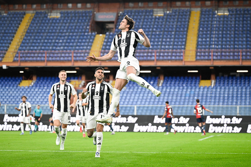 Serie A: Juventus îşi continuă parcursul fără înfrângere – scor 3-0 cu Genoa