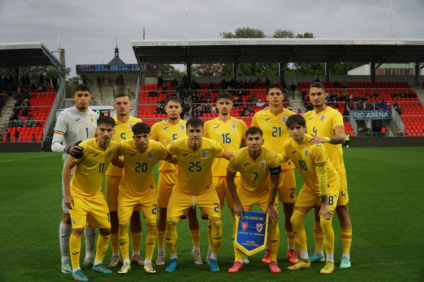 România U20 - Elveţia U20, scor 2-2, în meci amical