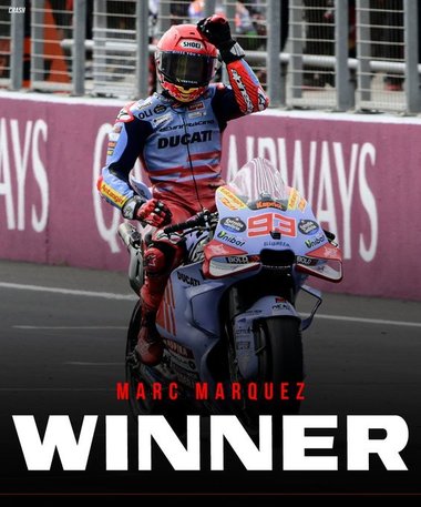 MotoGP: Marc Marquez s-a impus în Grand Prix-ul Australiei, în faţalui Jorge Martin şi Francesco Bagnaia
