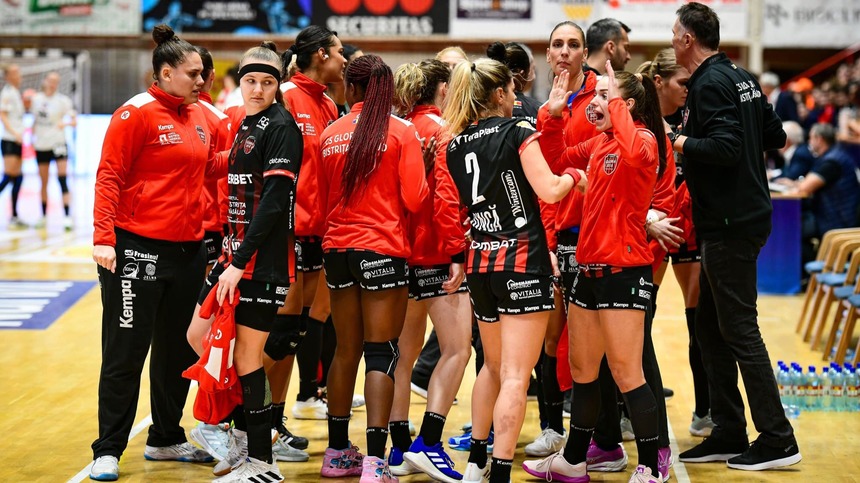 Handbal feminin: Gloria Bistriţa, încă o înfrângere în grupa A a Ligii Campionilor