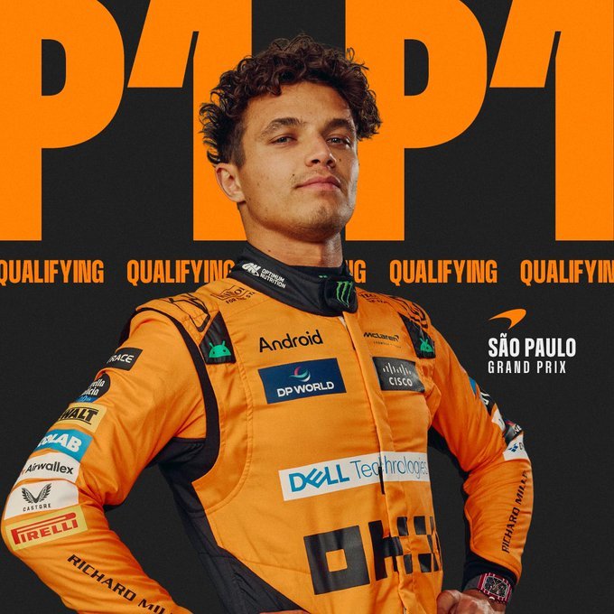 Formula 1: Lando Norris va pleca din pole-position la Grand Prix-ul Braziliei